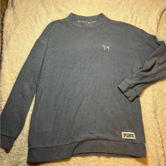 PINK Victoria's Secret Sweaters - Blue PINK crewneck